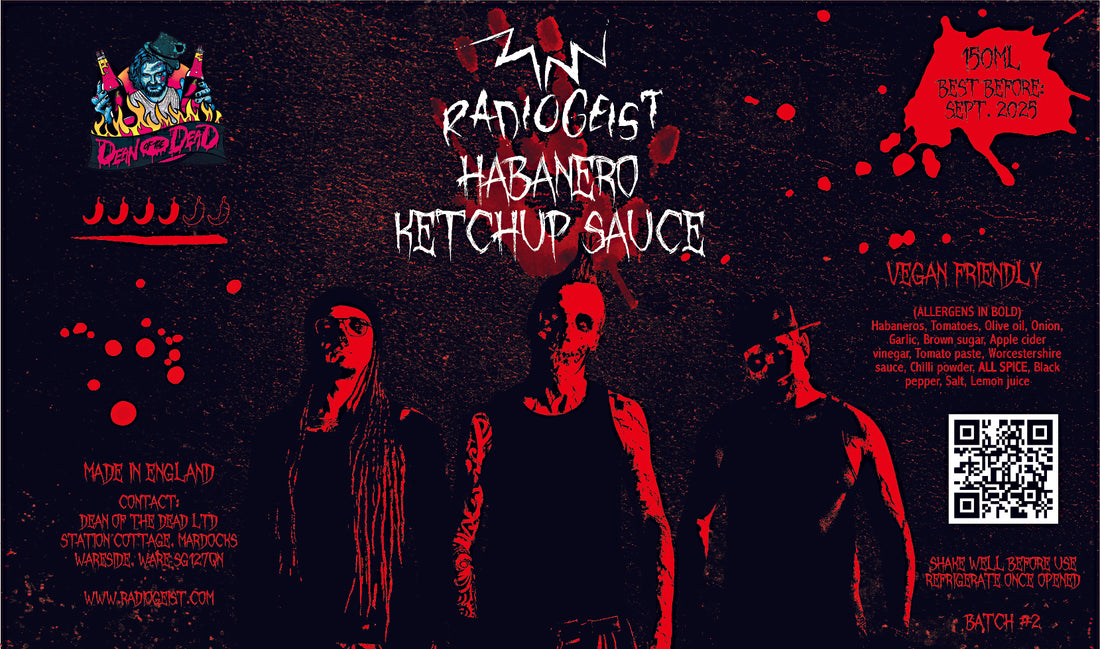 Pre Order - Radiogeist Hot Sauce - Honey Habanero BBQ or Habanero Ketchup